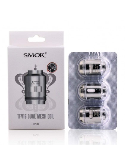 Résistances TFV16 dual Mesh 0,12ohm ( boîte de 3)